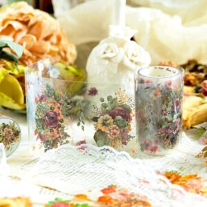 foggy evening breeze series floral pet tape b