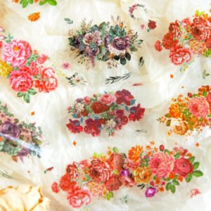 foggy evening breeze series floral pet tape b5
