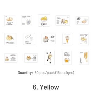 food stickers bread cookies biscuits cheese food drinks sku 6
