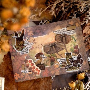 Forest Fairy Tale Background Scrapbook Paper forest fairy tale background scrapbook paper b