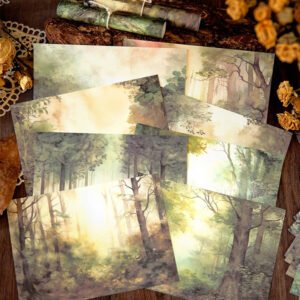 Forest Fairy Tale Background Scrapbook Paper forest fairy tale background scrapbook paper b3