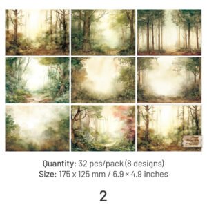 Forest Fairy Tale Background Scrapbook Paper forest fairy tale background scrapbook paper sku 2