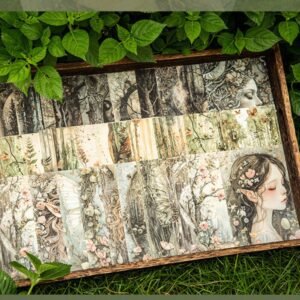 Forest Fantasy Series Fantasy Forest Theme Decorative Material Paper forest fantasy series fantasy forest theme decorative material paper 15