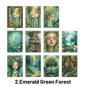 Forest Fantasy Series Fantasy Forest Theme Decorative Material Paper forest fantasy series fantasy forest theme decorative material paper 2