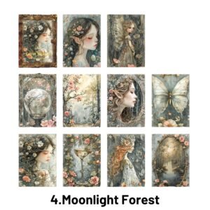 Forest Fantasy Series Fantasy Forest Theme Decorative Material Paper forest fantasy series fantasy forest theme decorative material paper 4