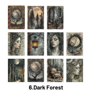 Forest Fantasy Series Fantasy Forest Theme Decorative Material Paper forest fantasy series fantasy forest theme decorative material paper 6