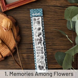 Forest Travel Notes Series Vintage Plant Foam Rubber Stamp forest travel notes series vintage plant foam rubber stamp sku 1