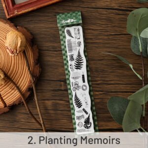 Forest Travel Notes Series Vintage Plant Foam Rubber Stamp forest travel notes series vintage plant foam rubber stamp sku 2