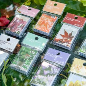 Four Seasons Garden Series Stamp Sticker Book