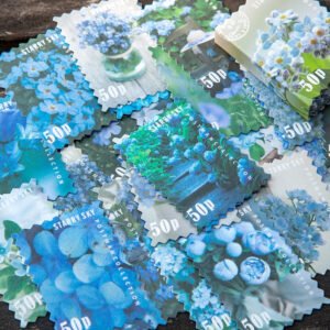 four seasons garden series stamp sticker book b7