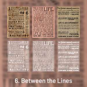 fragments of broken words retro scrapbook paper sku 6