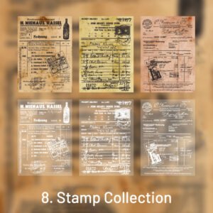 fragments of broken words retro scrapbook paper sku 8