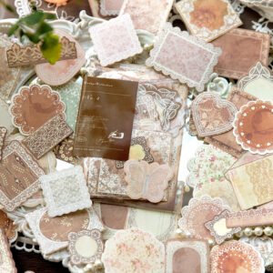 frame scrapbook paper pack film note lace b7