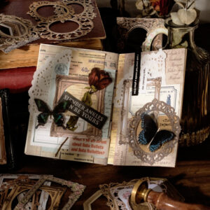 frame the romance series vintage hollow decorative paper b2