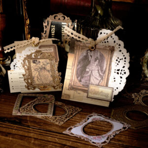 frame the romance series vintage hollow decorative paper b3