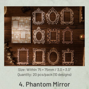 frame the romance series vintage hollow decorative paper sku 4