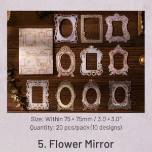 frame the romance series vintage hollow decorative paper sku 5