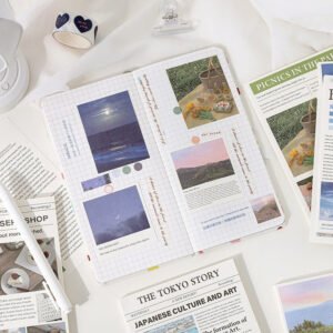 freeze the moment series retro newspaper decorative paper b