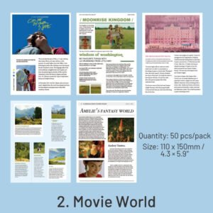 freeze the moment series retro newspaper decorative paper sku 2