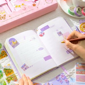 fresh macaron color journal gift box set b