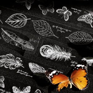 Fresh Style White Ink Transparent Tape