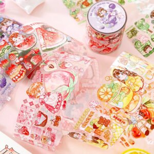 fruit paradise cartoon creative decorative tape b