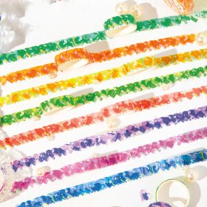 fruit sweets series heartshape rolled washi stickers b3