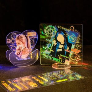 future universe holographic punk pet stickers b6