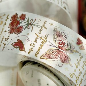 galaxy rose series fantasy romance washi tape c2