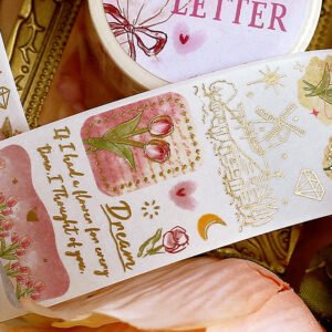 galaxy rose series fantasy romance washi tape c4