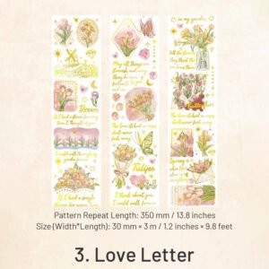 galaxy rose series fantasy romance washi tape sku 3