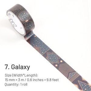 galaxy series decorative washi tape sku 7