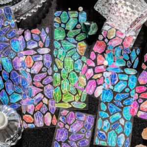 gem paradise 3d holographic pet sticker b1