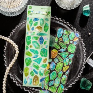 gem paradise 3d holographic pet sticker b4