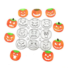 Ghost Face Pumpkin Halloween Carbon Steel Crafting Dies