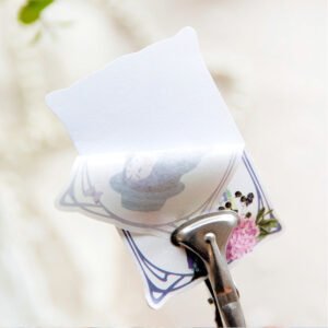 girl in mirror frame washi stickers c
