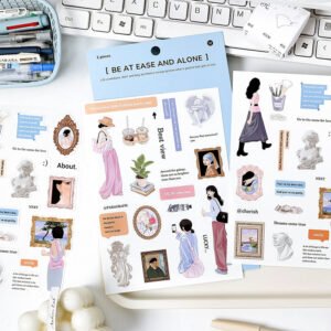 Girl Life Stickers - Characters, Travel girl life stickers characters travel b4