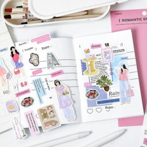 Girl Life Stickers - Characters, Travel girl life stickers characters travel b5