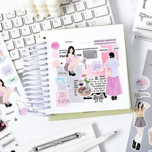 Girl Life Stickers - Characters, Travel girl life stickers characters travel b6