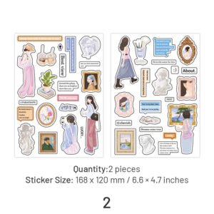 Girl Life Stickers - Characters, Travel girl life stickers characters travel sku 2