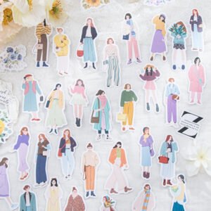 Girl-themed Character Washi Sticker