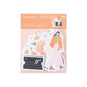 girl themed character washi sticker b7