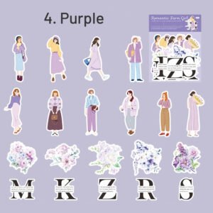 girl themed character washi sticker sku 4