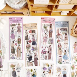 girl s casual lifestyle washi stickers b1