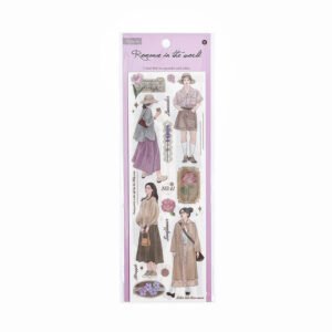 girl s casual lifestyle washi stickers b6