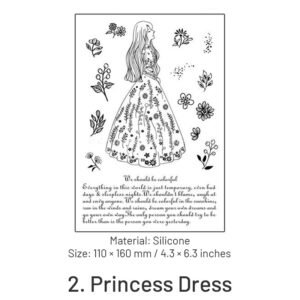 girls transparent soft silicone decorative stamp sku 2
