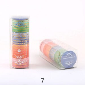 gold foil divider washi tape set 20 rolls sku 7