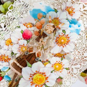Fashion Pearl Self-Adhesive Embellishment Sticker half circle pearl embellishment sticker b
