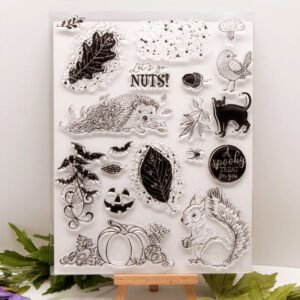 halloween diy transparent rubber stamp 3