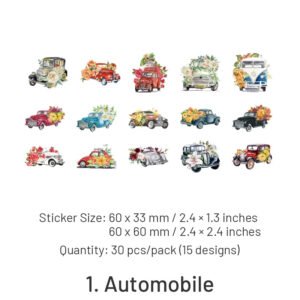 have a date with flowers floral stickers furniture sea creature vehicles antiques sku 1